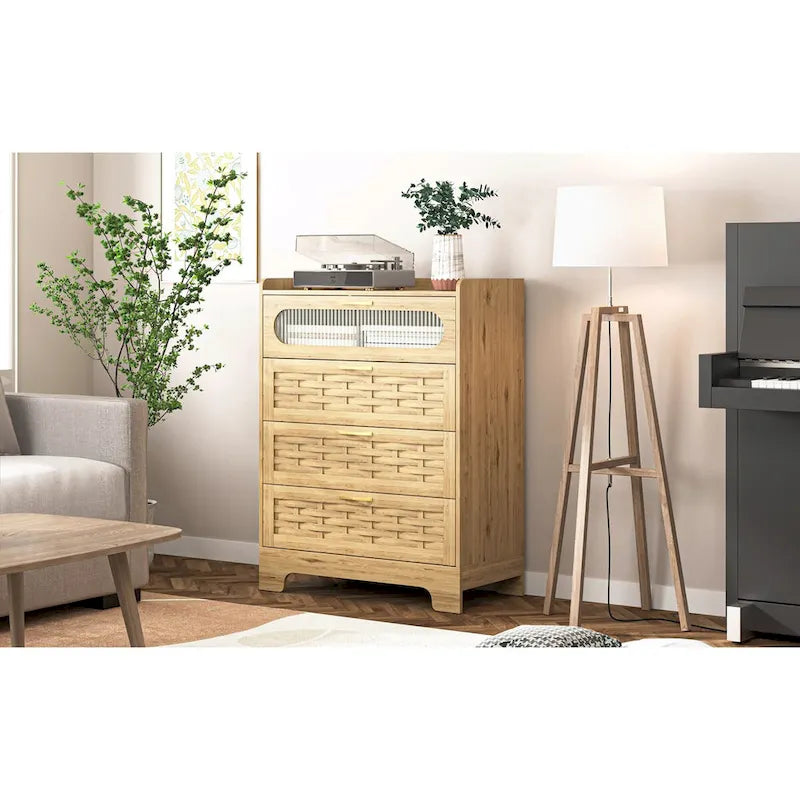 Commode en bois pour chambre à coucher