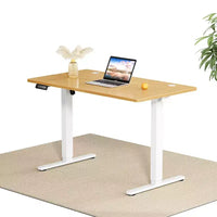 JIONJOY Bureau debout réglable en hauteur de 122 cm de large