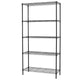 FDW 5-Shelf Adjustable Layer Rack Commercial Strong Steel for Restaurant Garage Kitchen