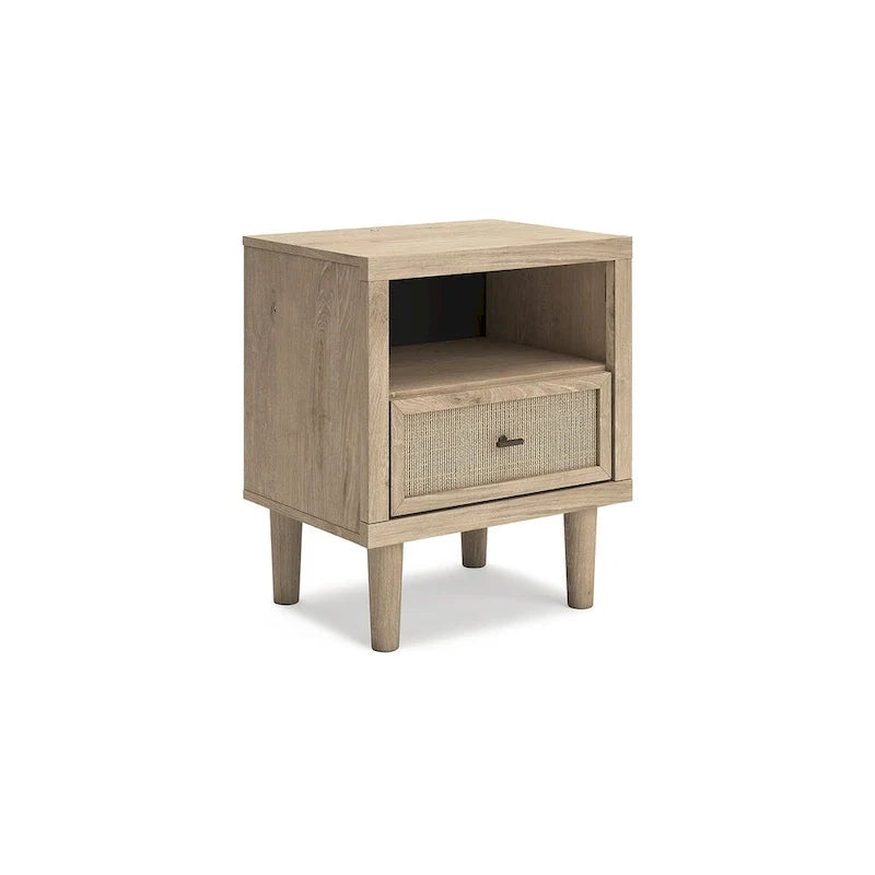 Signature Design by Ashley Cielden Tête de lit à panneau brun avec 2 tables de chevet