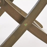 GDFStudio Rabion Ensemble bistro pliant 3 pièces en bois d'acacia d'extérieur, Gris