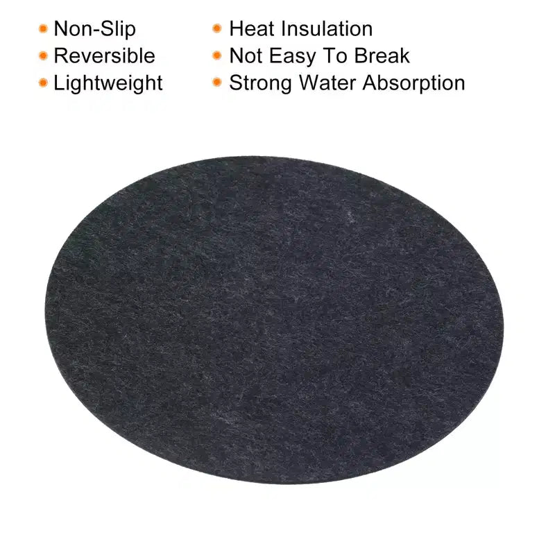Unique Bargains Dessous-de-plat Réversible Antidérapant Isolation Thermique Forte Absorption d'Eau pour Plante, 3 Pièces