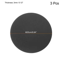 Unique Bargains Dessous-de-plat Réversible Antidérapant Isolation Thermique Forte Absorption d'Eau pour Plante, 3 Pièces