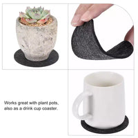 Unique Bargains Dessous-de-plat Réversible Antidérapant Isolation Thermique Forte Absorption d'Eau pour Plante, 3 Pièces