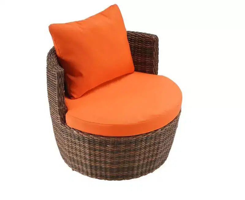 Jiallo Romantic Collection Ensemble ottoman d'extérieur 7 pièces