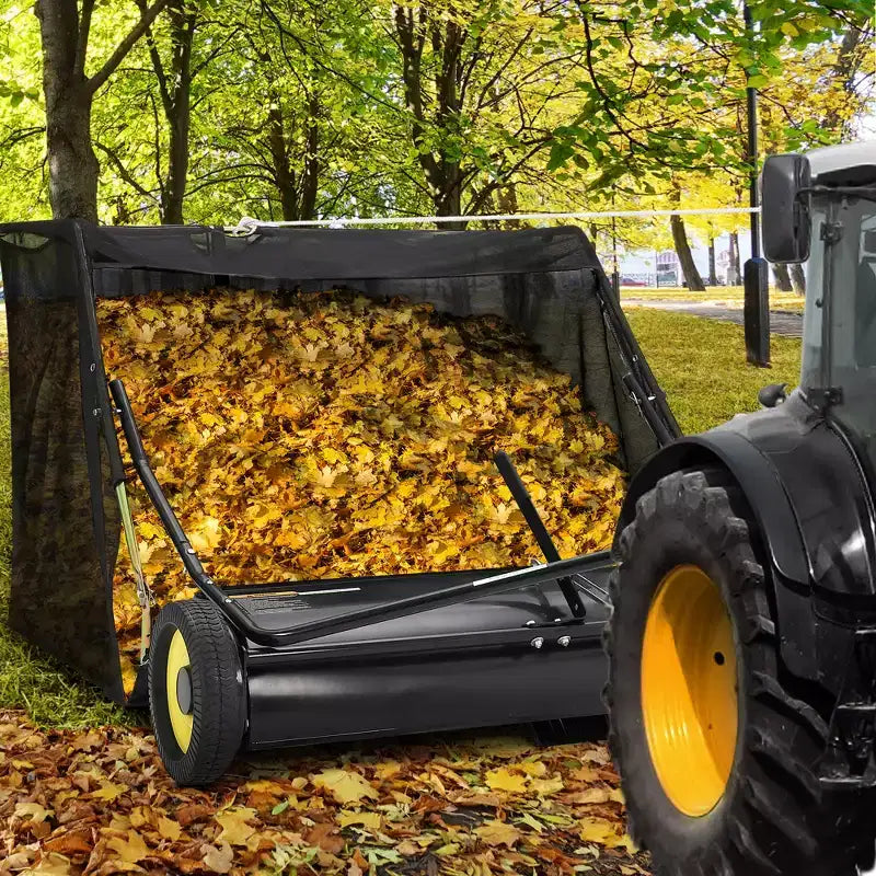 Balayeuse de pelouse tractée de 50 pouces avec hauteur réglable