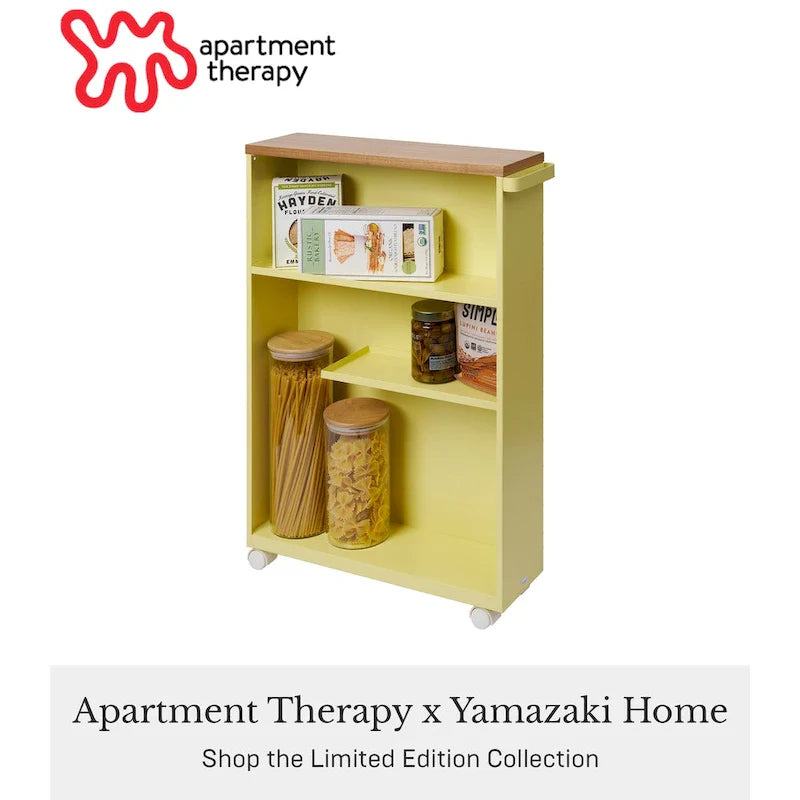 Chariot de rangement roulant Yamazaki Home, acier, assemblage minimal - L 47,5 x l 13 x H 68,5 cm
