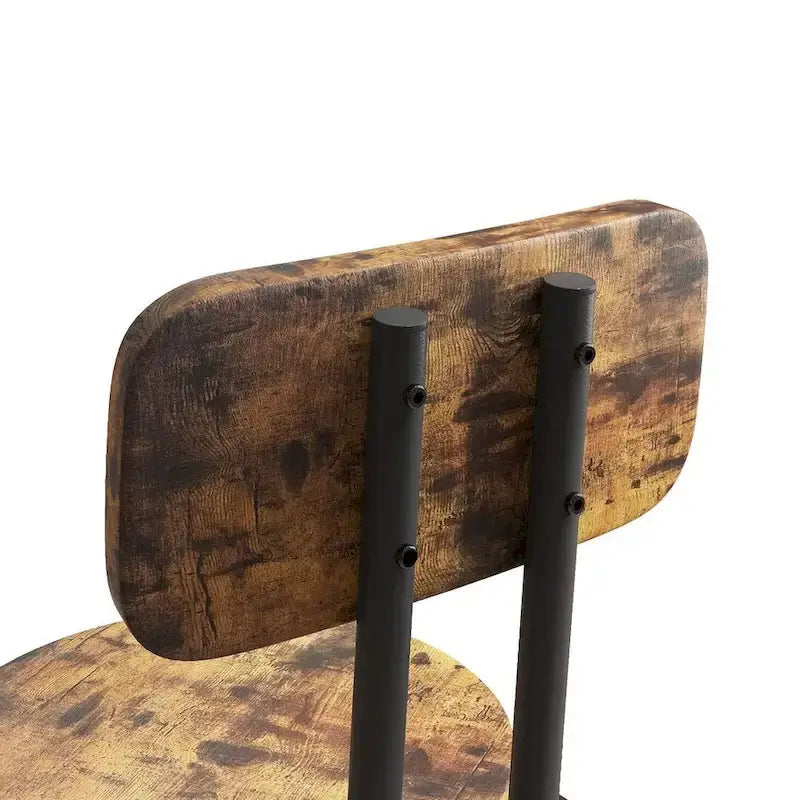 Ensembles de 3 pièces pour pub moderne, Table de bar avec 2 tabourets de bar