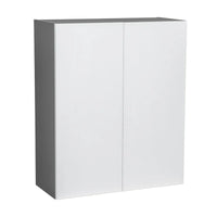 Meuble Haut mural 36 x 36 - Double porte - Gris - 36 x 36 x 12