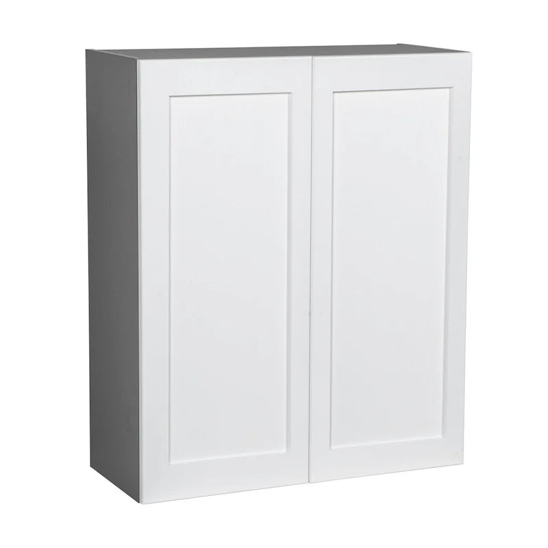 Meuble Haut mural 36 x 36 - Double porte - Gris - 36 x 36 x 12