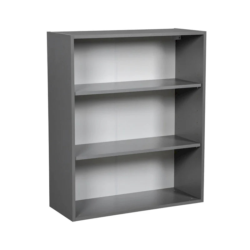 Meuble Haut mural 36 x 36 - Double porte - Gris - 36 x 36 x 12