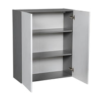 Meuble Haut mural 36 x 36 - Double porte - Gris - 36 x 36 x 12