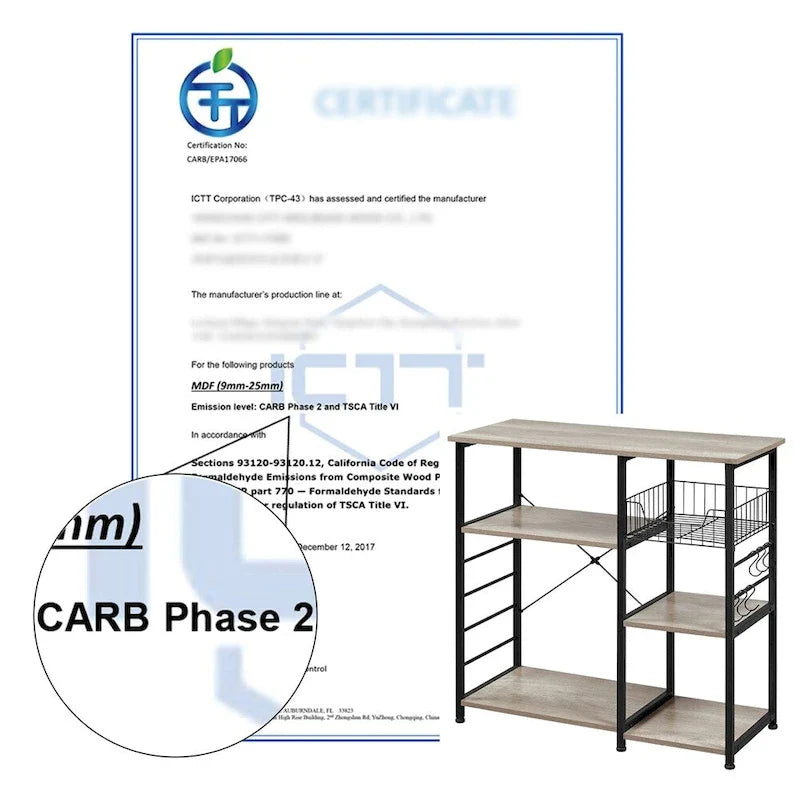 Étagère de Rangement pour Îlot de Cuisine Yaheetech en Métal, Meuble de Rangement pour Micro-ondes