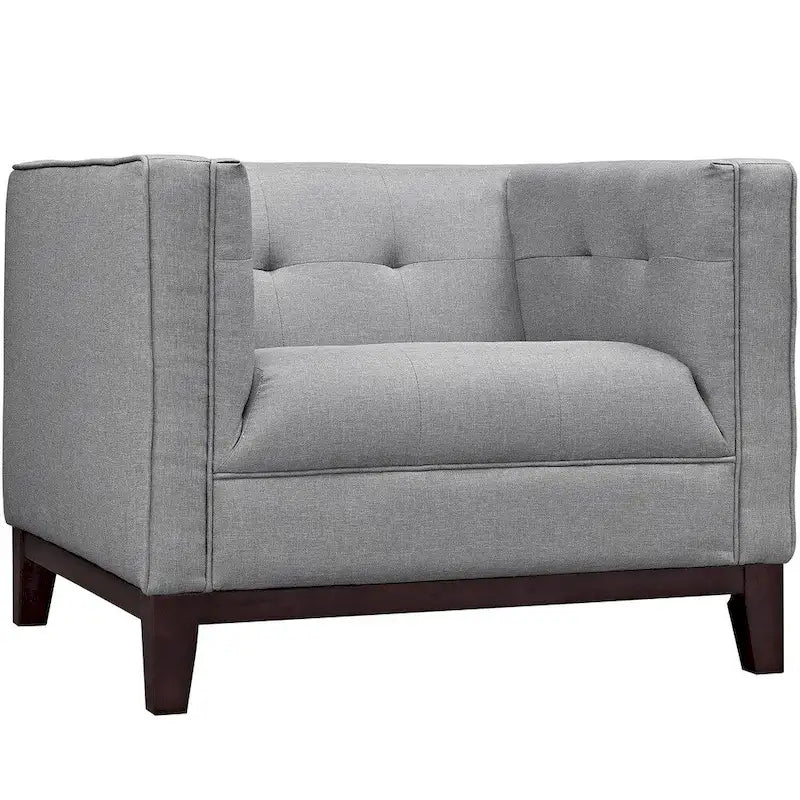 Servir l'ensemble de mobilier de salon 2 pièces capitonné