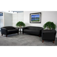 Ensemble de réception avec pieds en bois - 33,5 - 72,75L x 29 - 31P x 29H - 33,5 - 72,75L x 29 - 31P x 29H