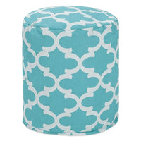 Poufs ottomans d'intérieur/extérieur Majestic Home Goods Trellis L 16 po x l 16 po x H 17 po