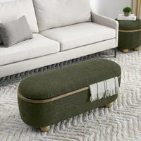 Banc de rangement ottoman, banc de lit ottoman rembourré avec rangement et assise, grand banc de rangement pour couvertures