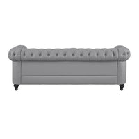 Canapé Chesterfield Emery, Confort Luxueux pour Salons Chaleureux, Canapé Moderne du Milieu du Siècle, Élégance & Sérénité, Canapé 3 Places