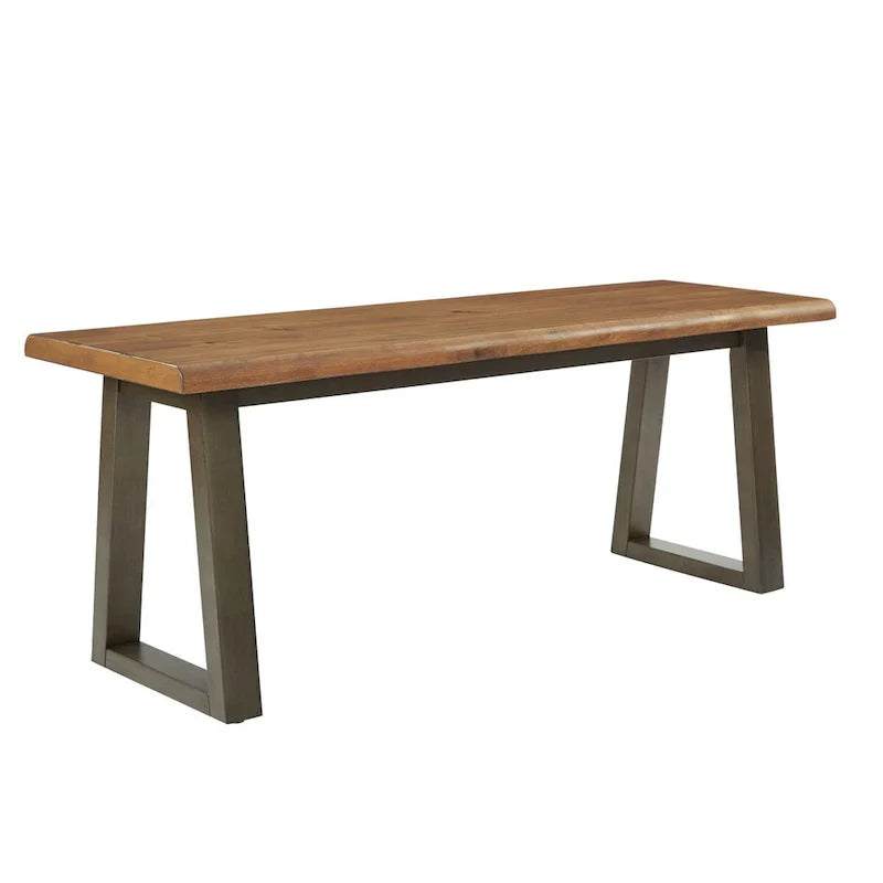 Banc Weston finition sable rustique