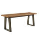 Banc Weston en finition sable rustique