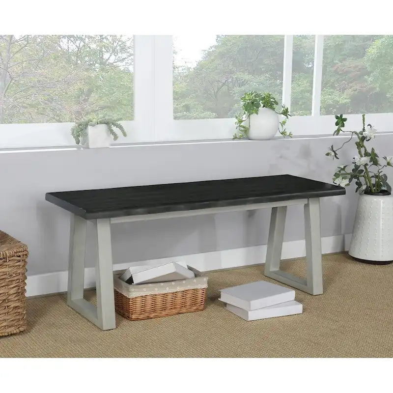 Banc Weston finition sable rustique