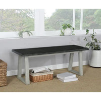 Banc Weston en finition sable rustique