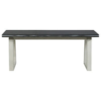Banc Weston en finition sable rustique