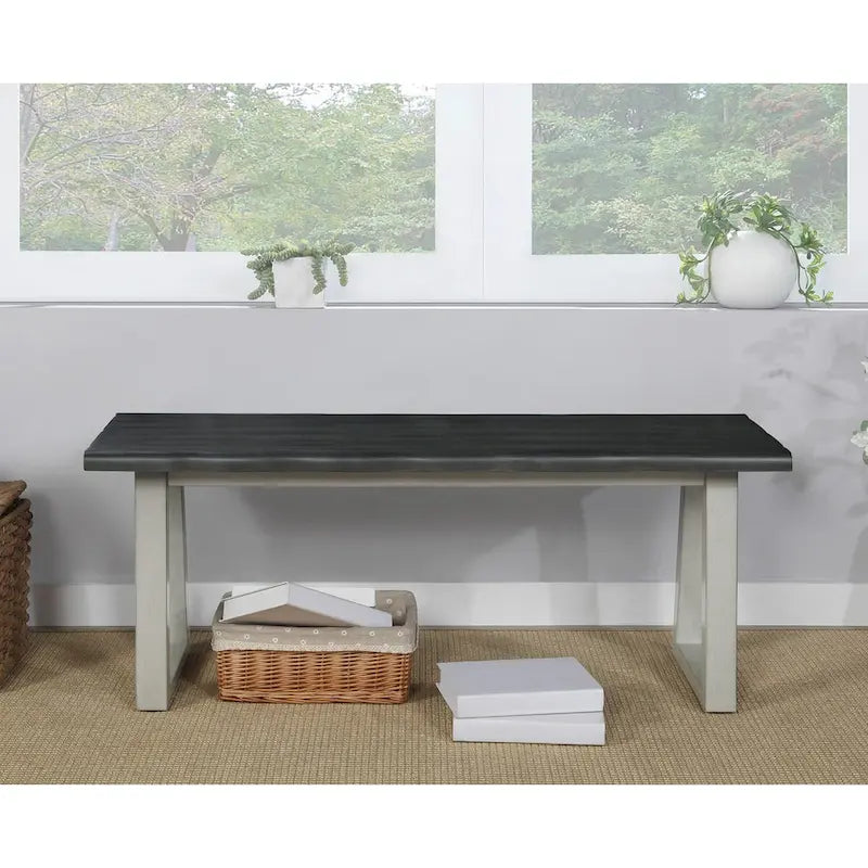 Banc Weston finition sable rustique