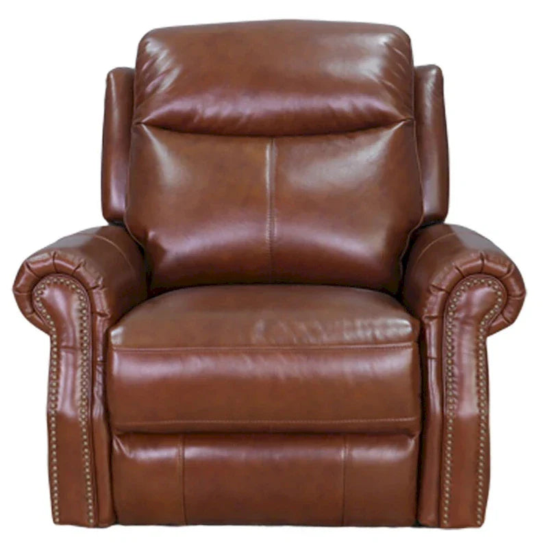 Hydeline Royce Fauteuil inclinable en cuir pleine fleur à gravité zéro avec inclinaison électrique et appui-tête