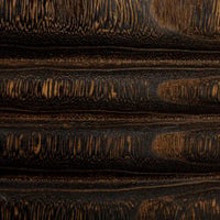 Tabouret sculpté en bois de paulownia