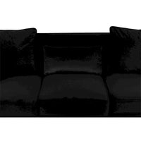 Ensemble Salon en Velours Noir