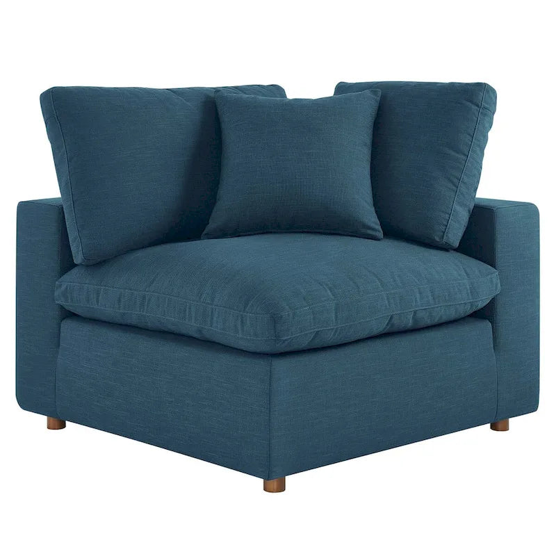Commix Canapé sectionnel 6 pièces garni de duvet ultra-rembourré