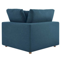 Commix Canapé sectionnel 6 pièces garni de duvet ultra-rembourré