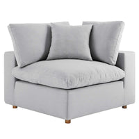 Commix Canapé sectionnel 6 pièces garni de duvet ultra-rembourré