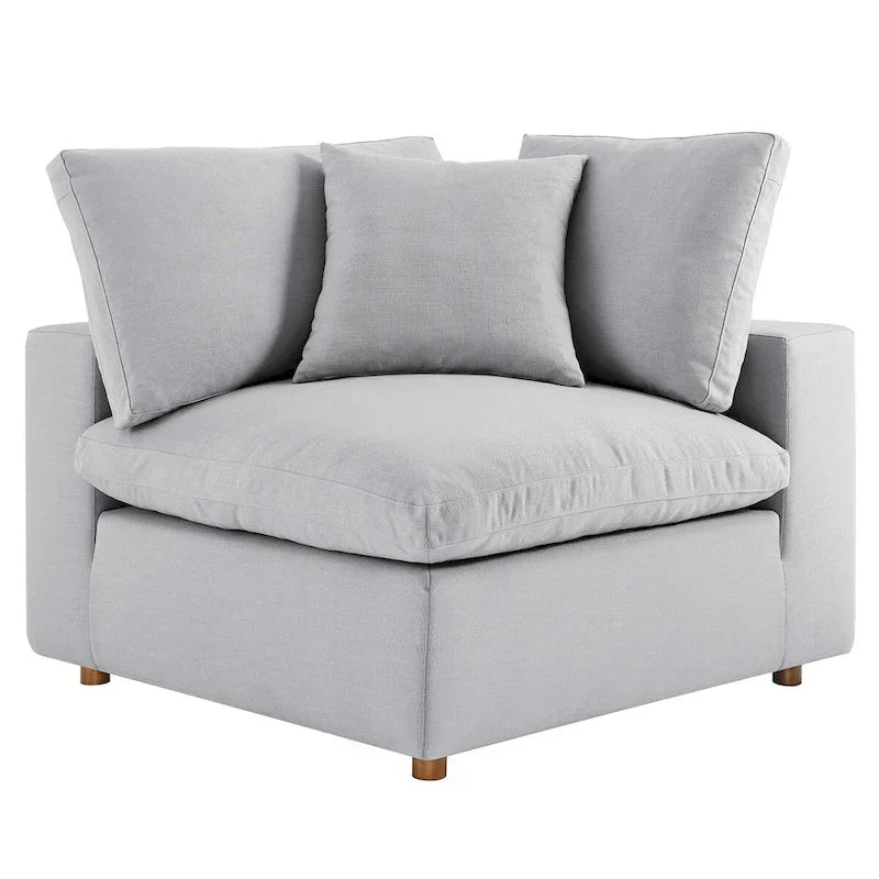 Commix Canapé sectionnel 6 pièces garni de duvet ultra-rembourré