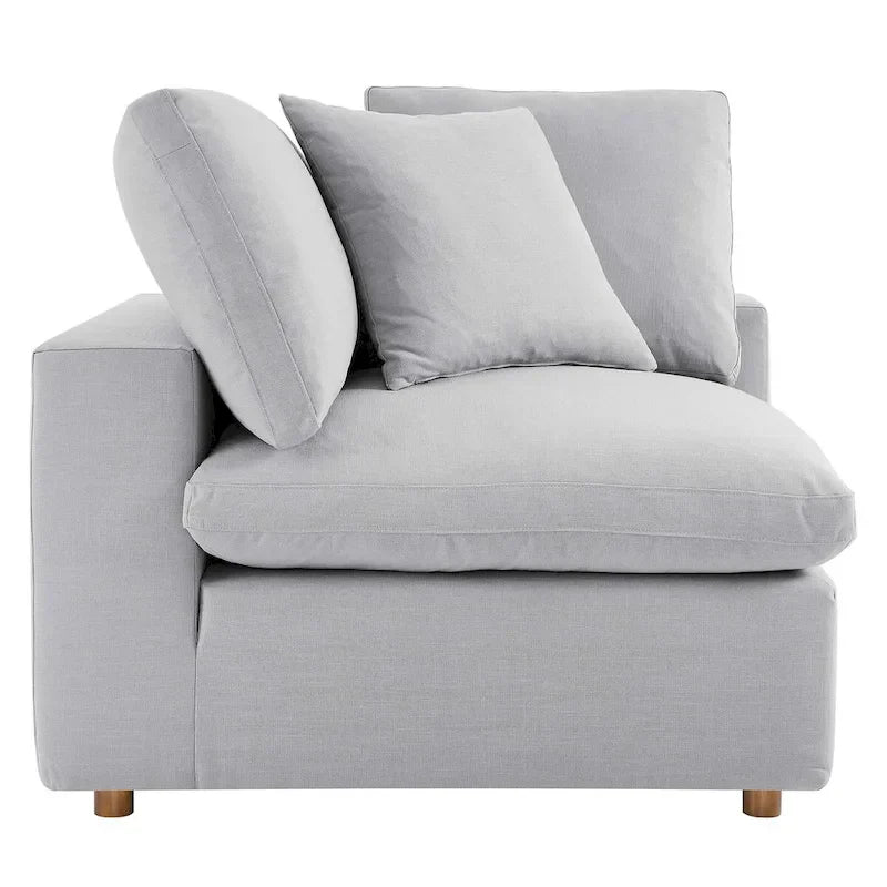 Commix Canapé sectionnel 6 pièces garni de duvet ultra-rembourré