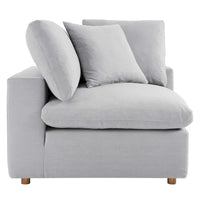 Commix Canapé sectionnel 6 pièces garni de duvet ultra-rembourré