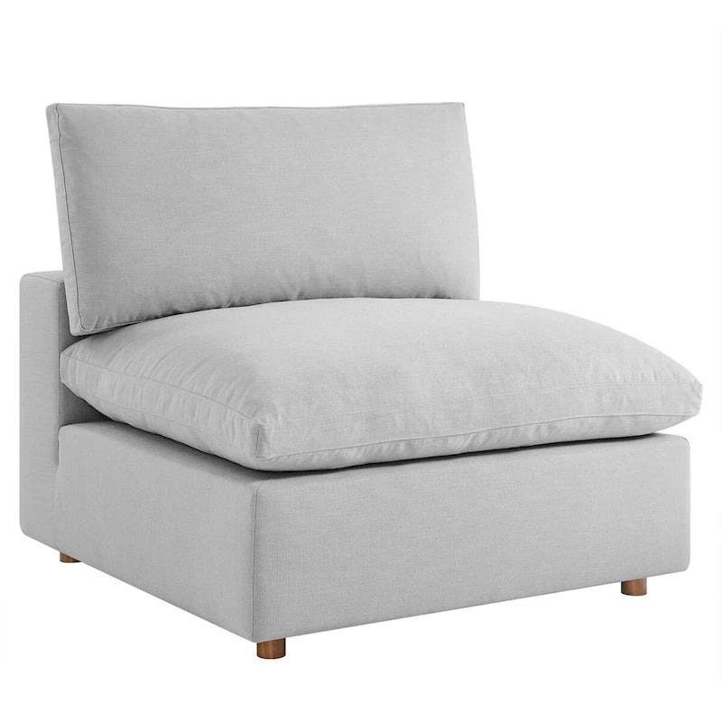 Commix Canapé sectionnel 6 pièces garni de duvet ultra-rembourré