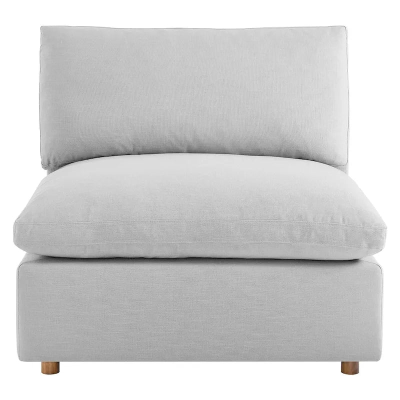 Commix Canapé sectionnel 6 pièces garni de duvet ultra-rembourré