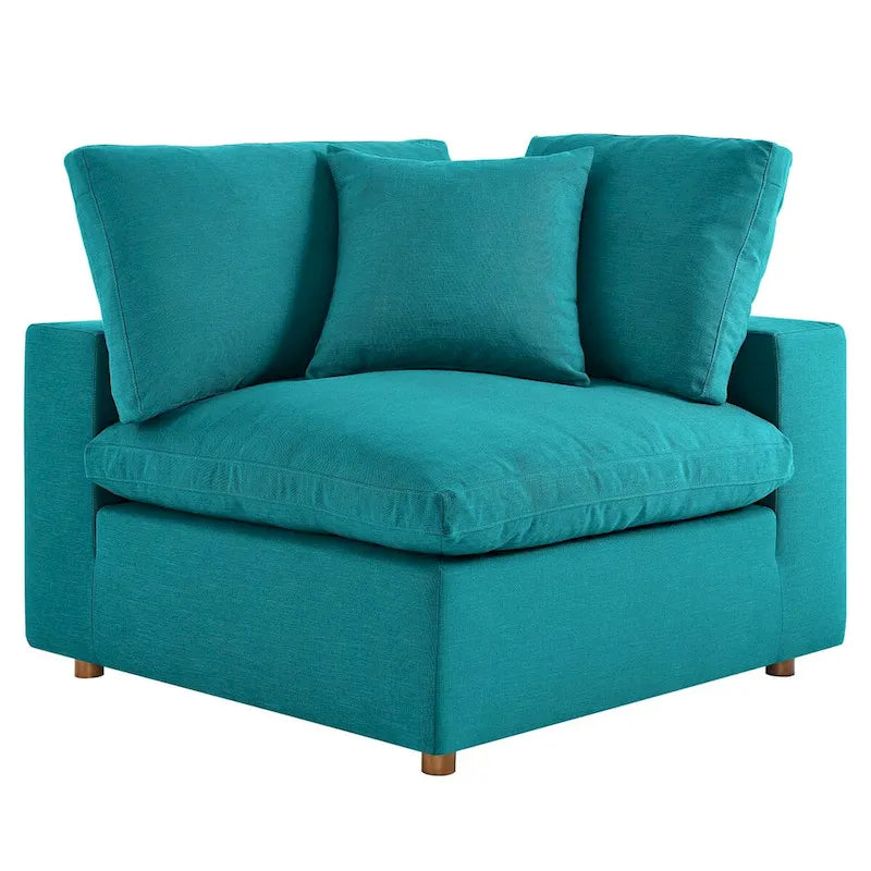 Commix Canapé sectionnel 6 pièces garni de duvet ultra-rembourré