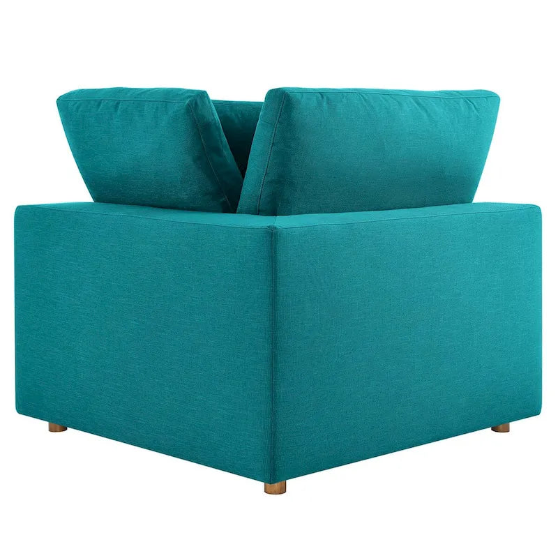 Commix Canapé sectionnel 6 pièces garni de duvet ultra-rembourré