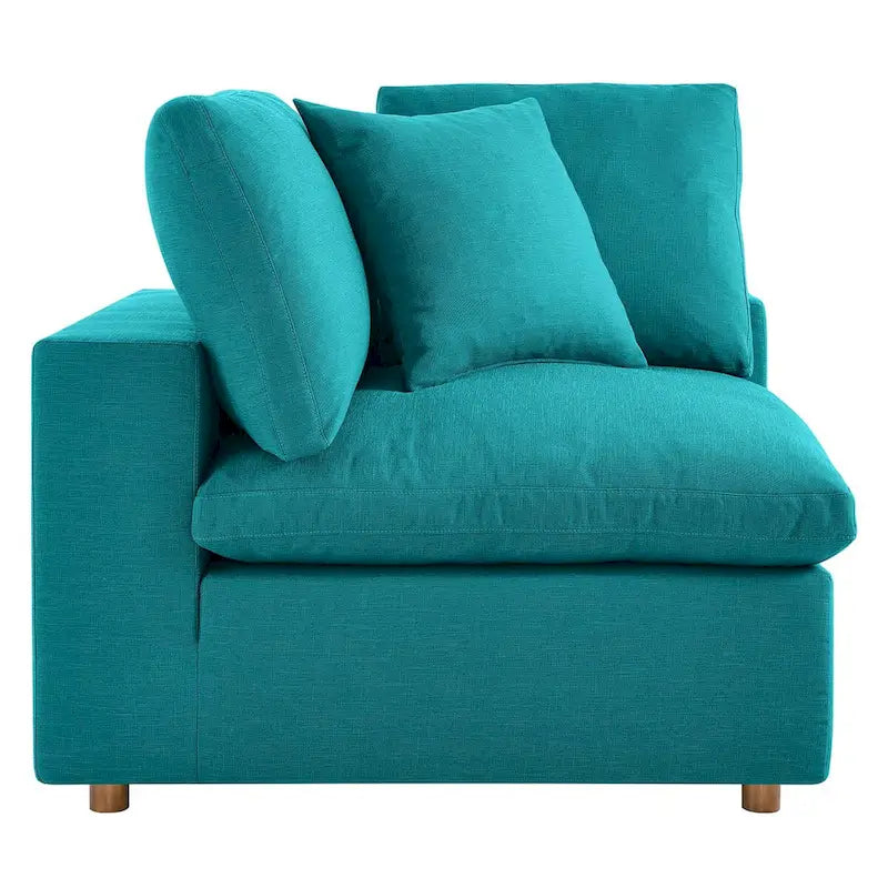 Commix Canapé sectionnel 6 pièces garni de duvet ultra-rembourré