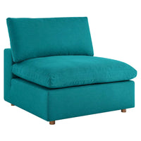 Commix Canapé sectionnel 6 pièces garni de duvet ultra-rembourré