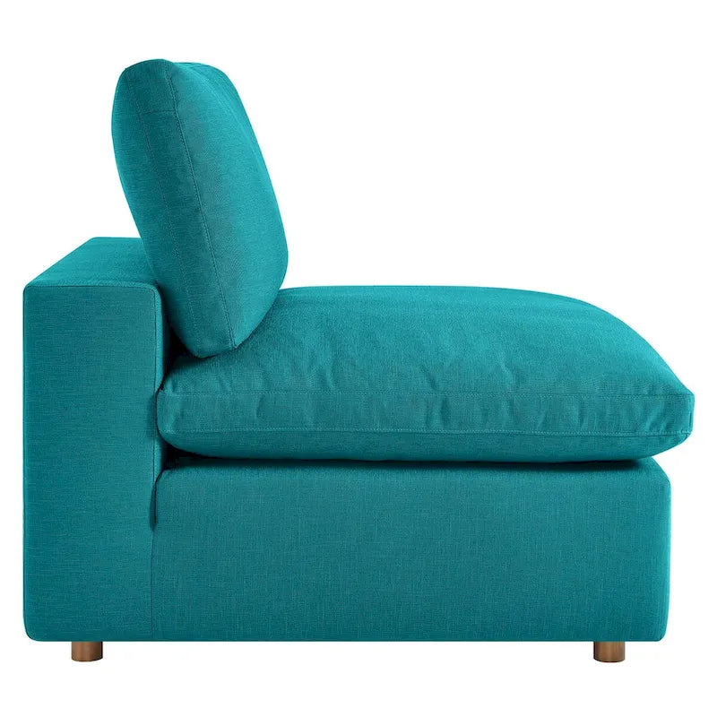 Commix Canapé sectionnel 6 pièces garni de duvet ultra-rembourré