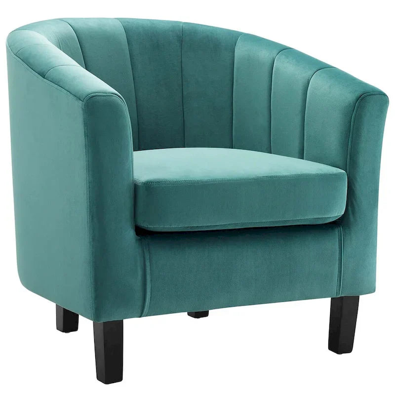 Fauteuil en velours capitonné Silver Orchid Streitmann (Lot de 2)