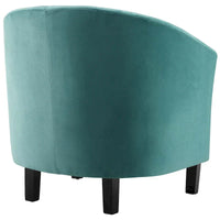 Fauteuil en velours capitonné Silver Orchid Streitmann (Lot de 2)