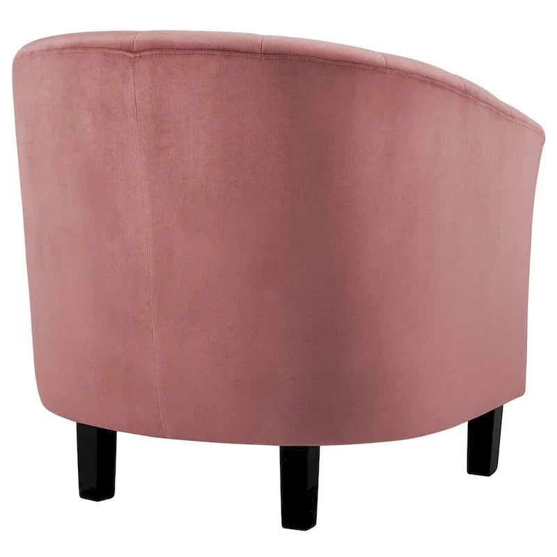 Fauteuil en velours capitonné Silver Orchid Streitmann (Lot de 2)