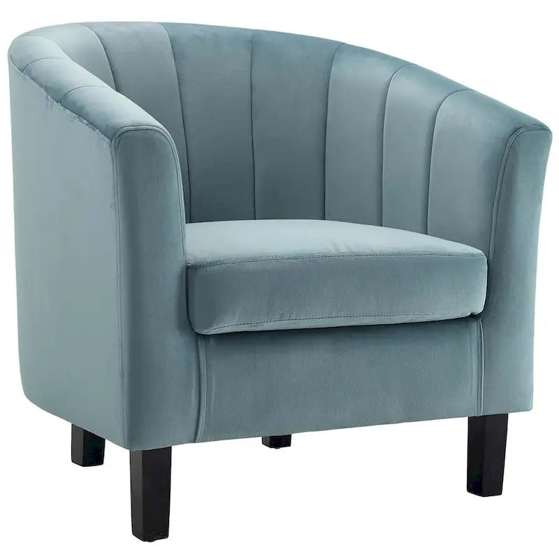 Fauteuil en velours capitonné Silver Orchid Streitmann (Lot de 2)