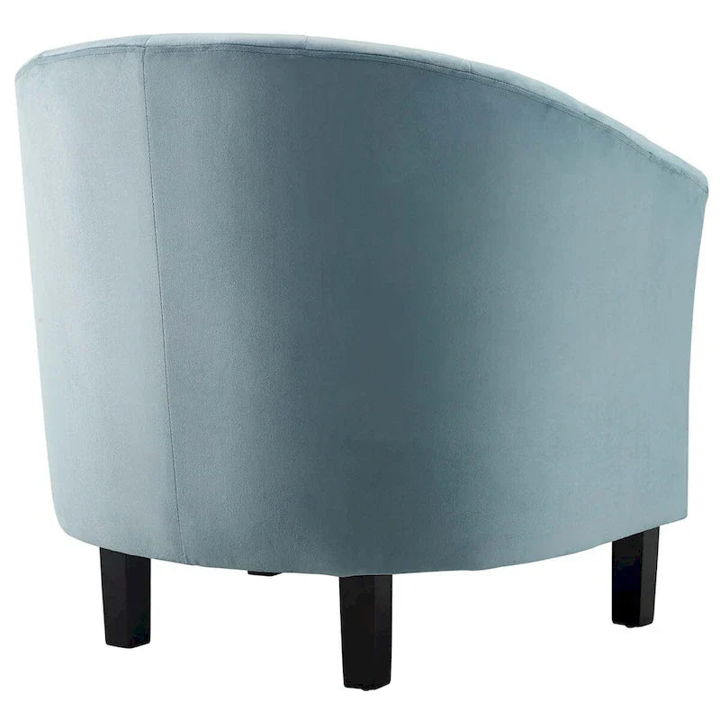 Fauteuil en velours capitonné Silver Orchid Streitmann (Lot de 2)