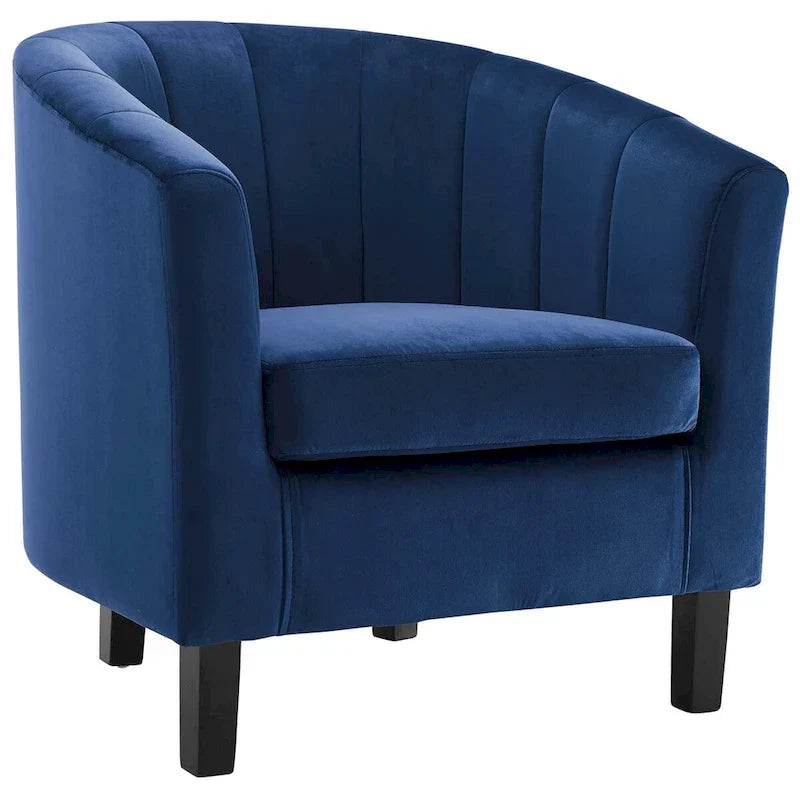 Fauteuil en velours capitonné Silver Orchid Streitmann (Lot de 2)